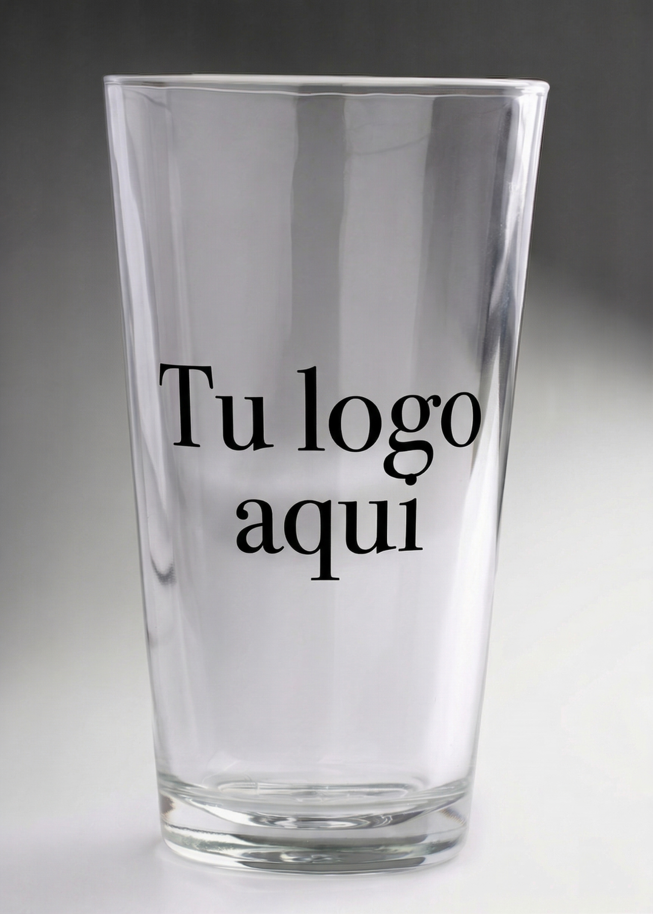Vaso para refresco de vidrio highball transparente personalizado 1, 2 o 3 tintas 490 ml