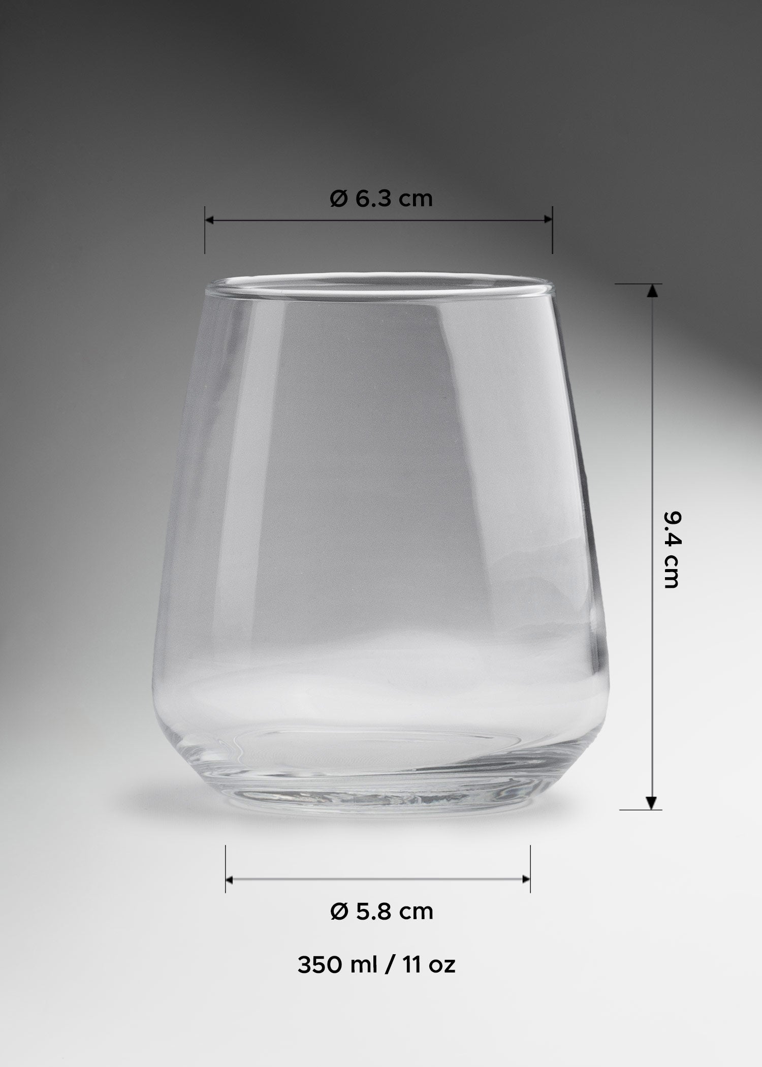 encuentra vaso de vidrio templado maha