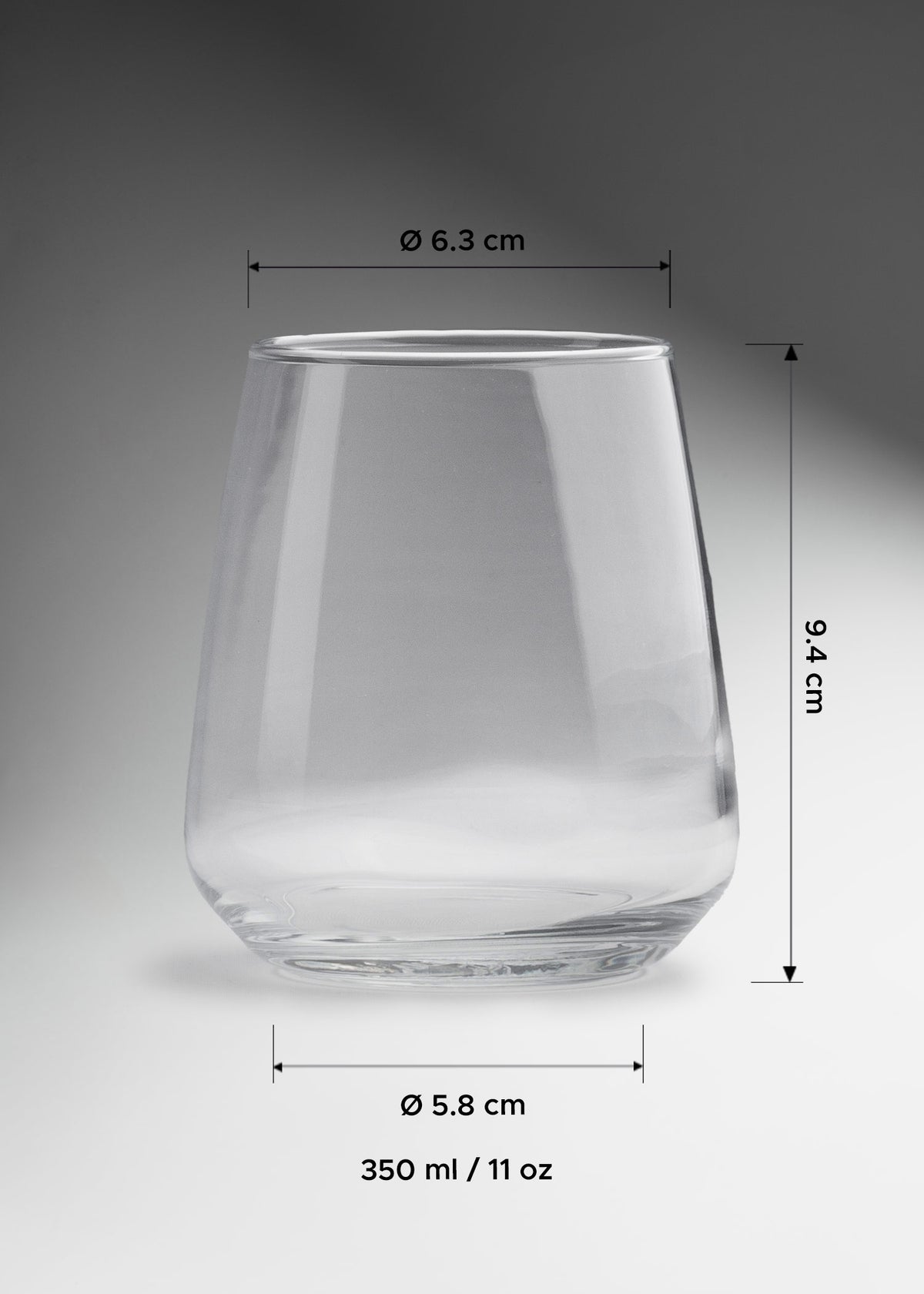 encuentra vaso de vidrio templado maha