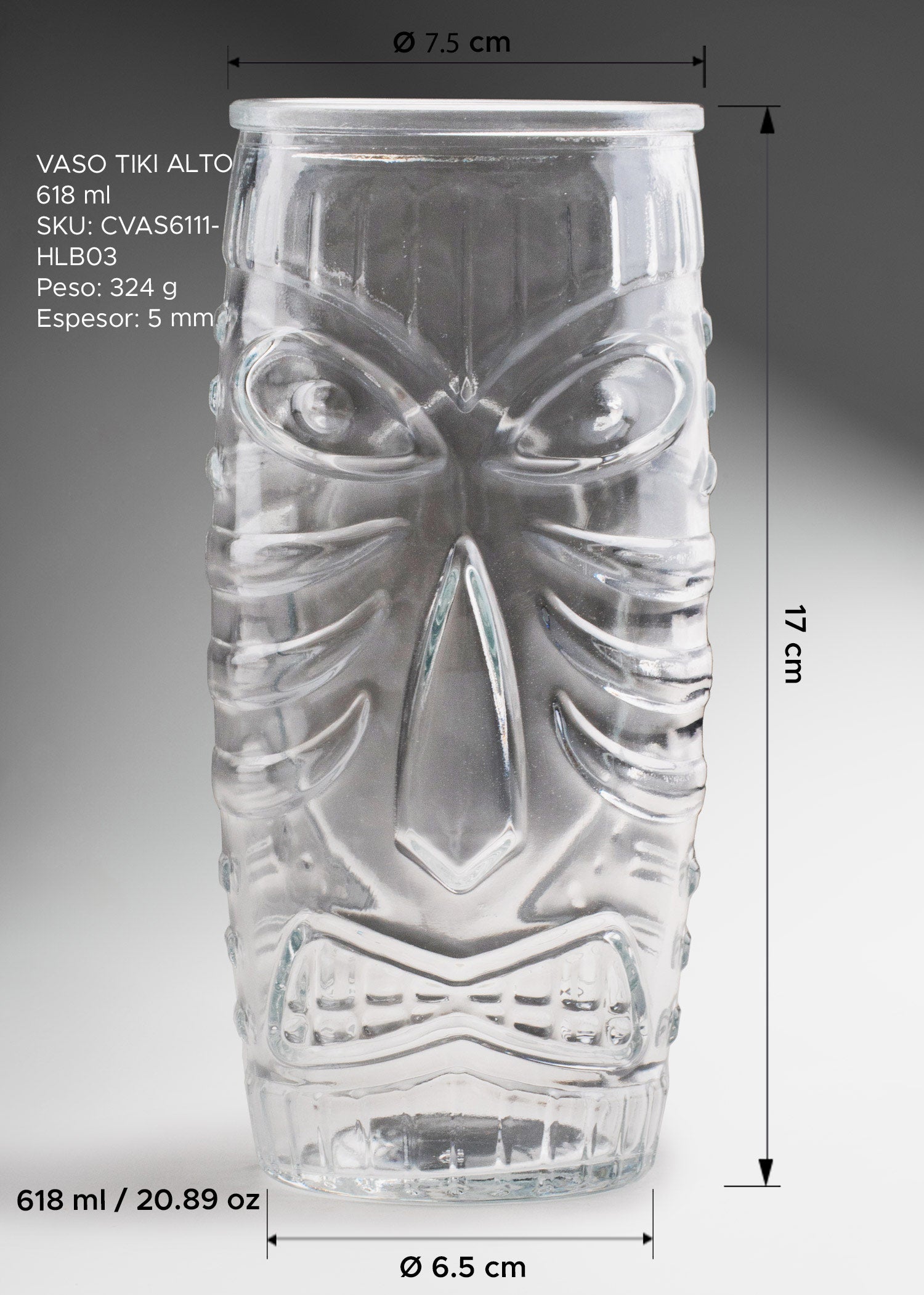 precio vaso tiki maha