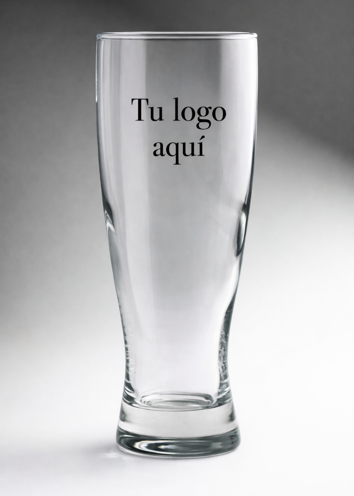 Vaso para cerveza de vidrio transparente personalizado Pilsner 460 ml