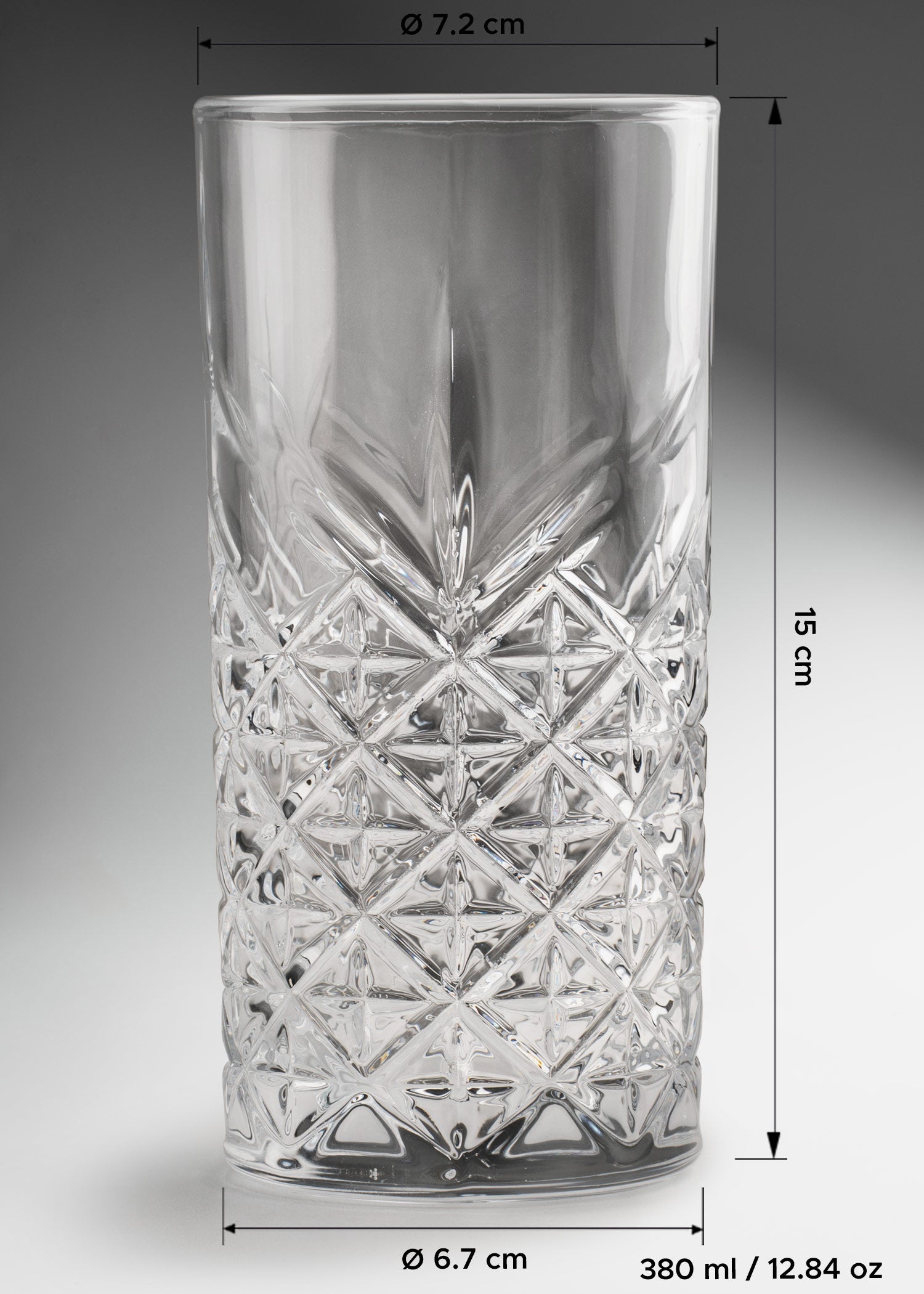 precio vaso de vidrio maha