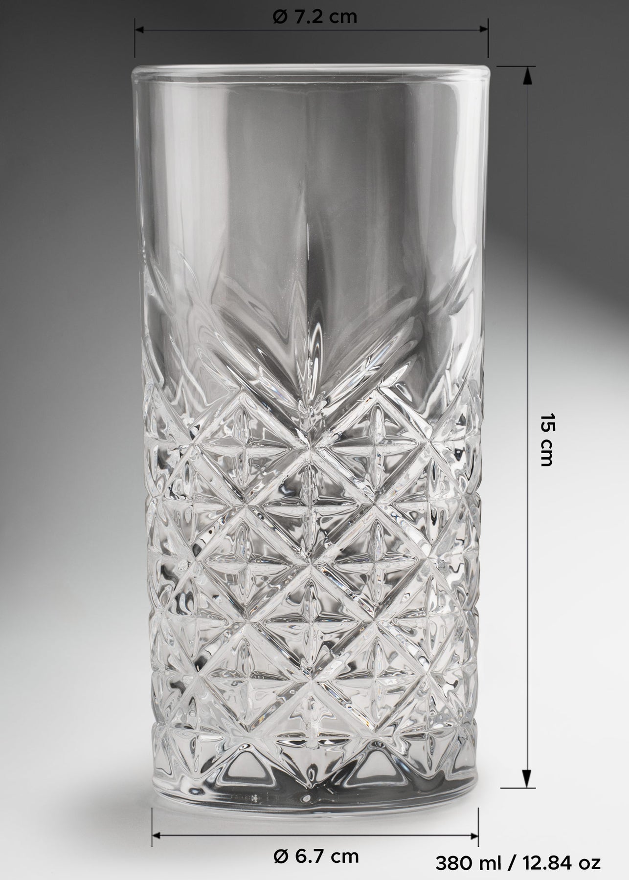 precio vaso de vidrio maha