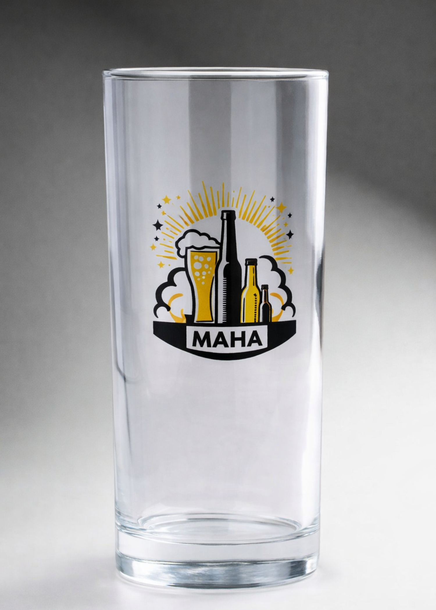 Vaso highball de vidrio transparente personalizado Glasglow 350 ml