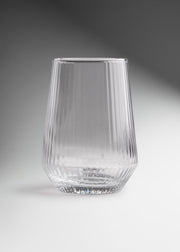 Vaso highball de vidrio transparente Lines 390 ml