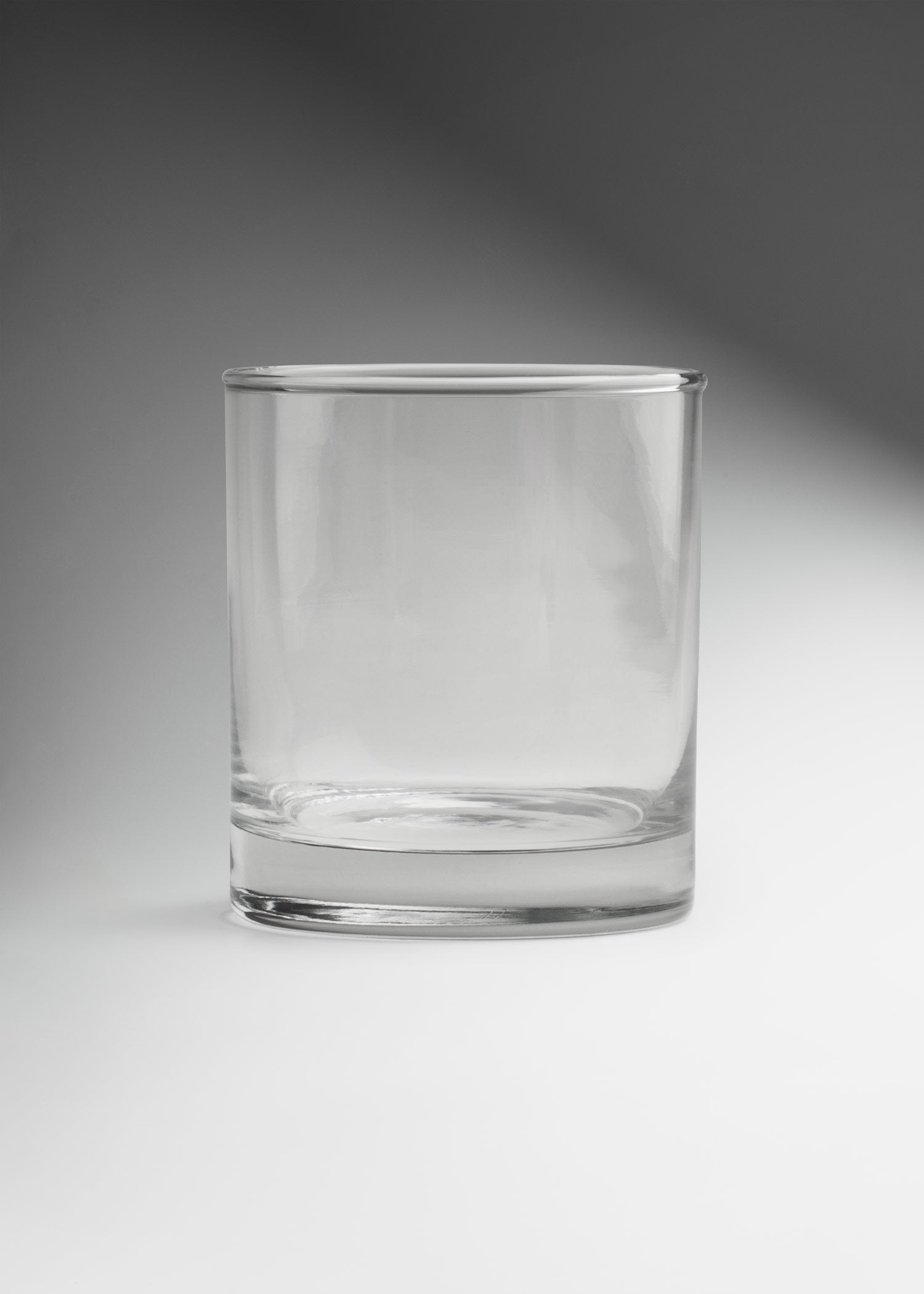 Vaso old fashion de vidrio transparente con fondo grueso Dof 328 ml