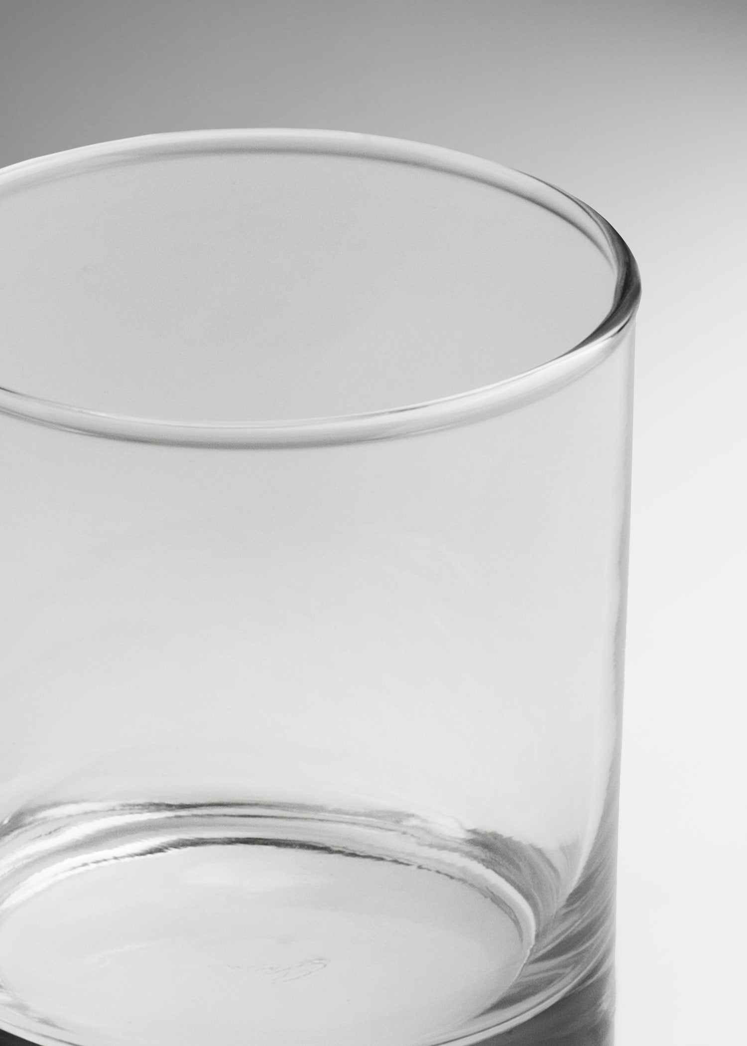 Vaso old fashion de vidrio transparente con fondo grueso Dof 328 ml