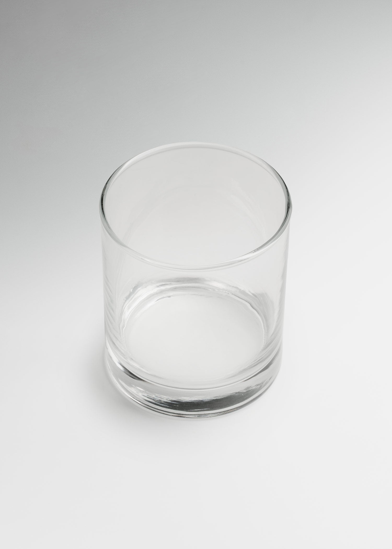 Vaso old fashion de vidrio transparente con fondo grueso Dof 328 ml