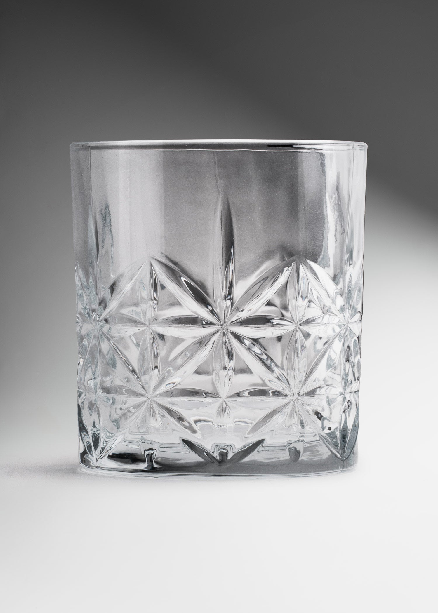Vaso de vidrio transparente Old Fashion Liam 350 ml
