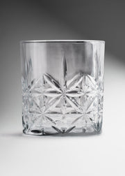 Vaso de vidrio transparente Old Fashion Liam 350 ml