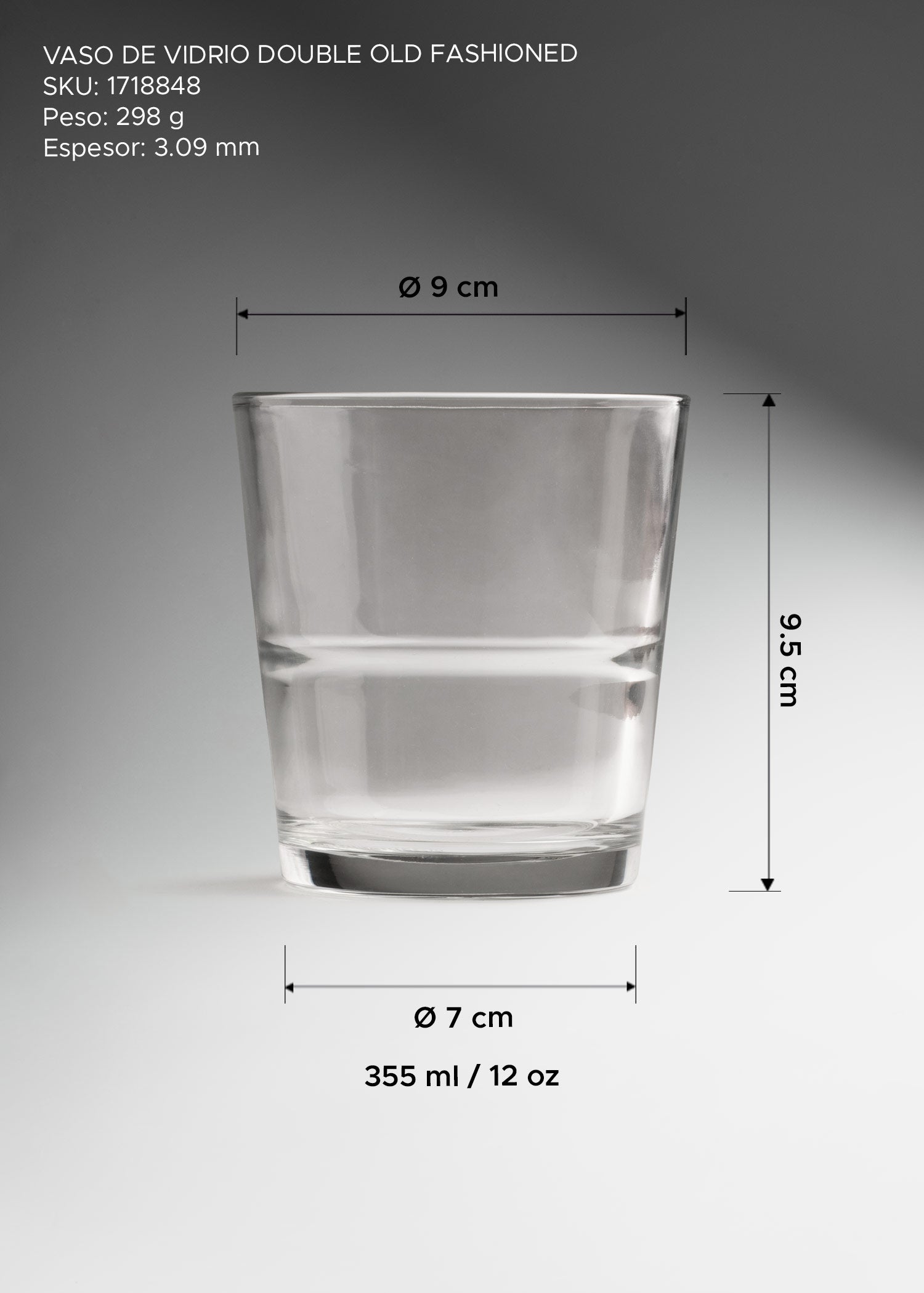 precio vasos old fashion maha