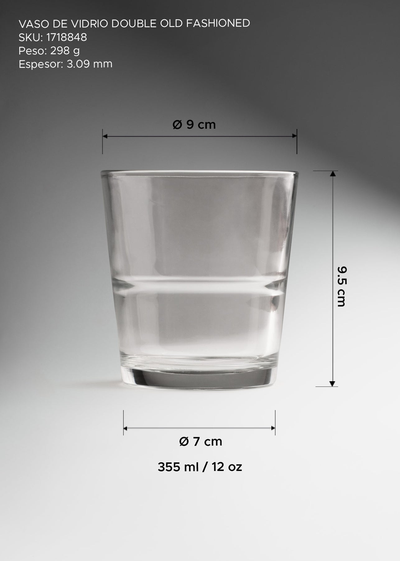 precio vasos old fashion maha