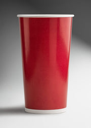 Vaso de papel para bebida frÃ­a rojo 44 oz