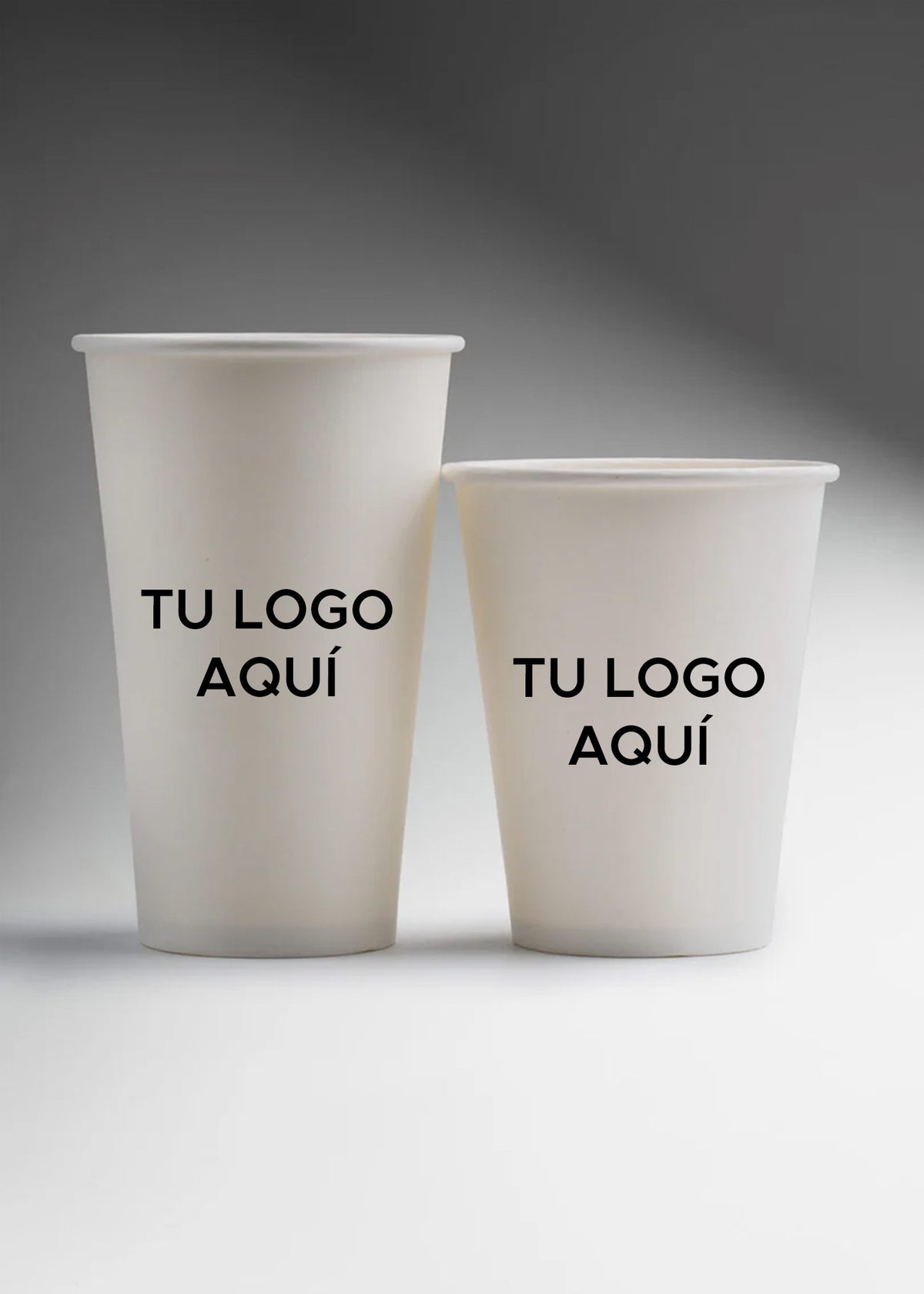 Vaso de papel blanco para bebida caliente de 20, 16, 12, 10 oz — imagen de producto