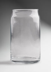 Vaso tipo lata de cristal transparente 745 ml para cafeterias, bares, cervecerias, hoteles y restaurantes
