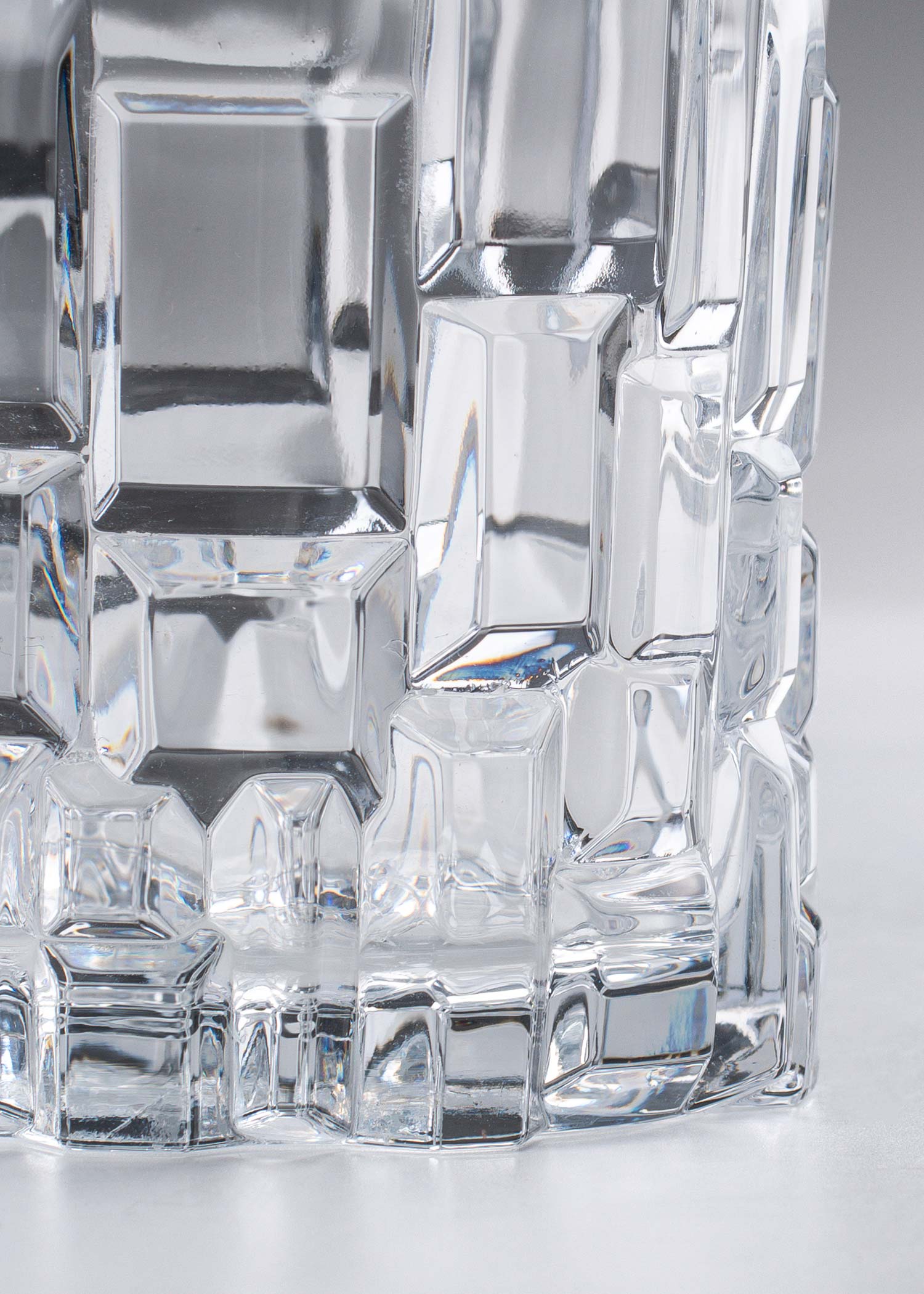 vaso de cristal restaurante maha