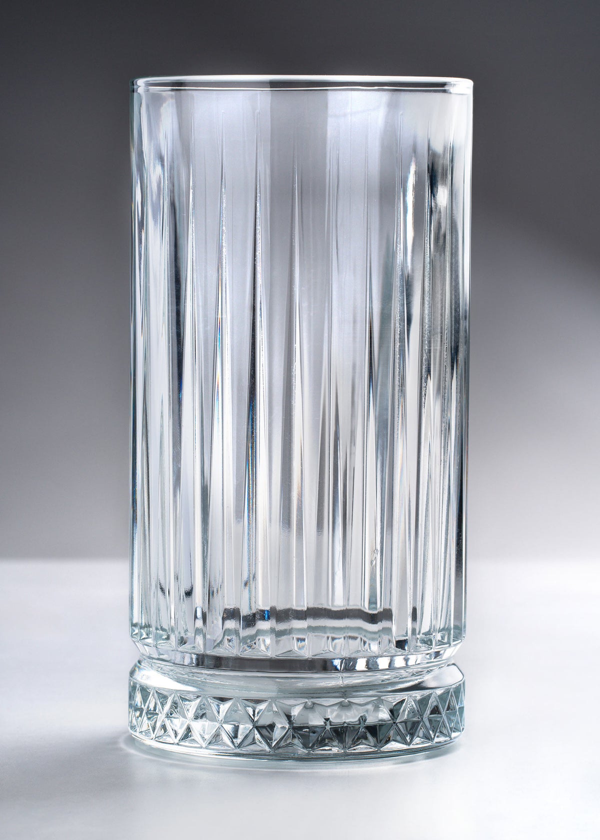 vaso vidrio cortado eventos maha