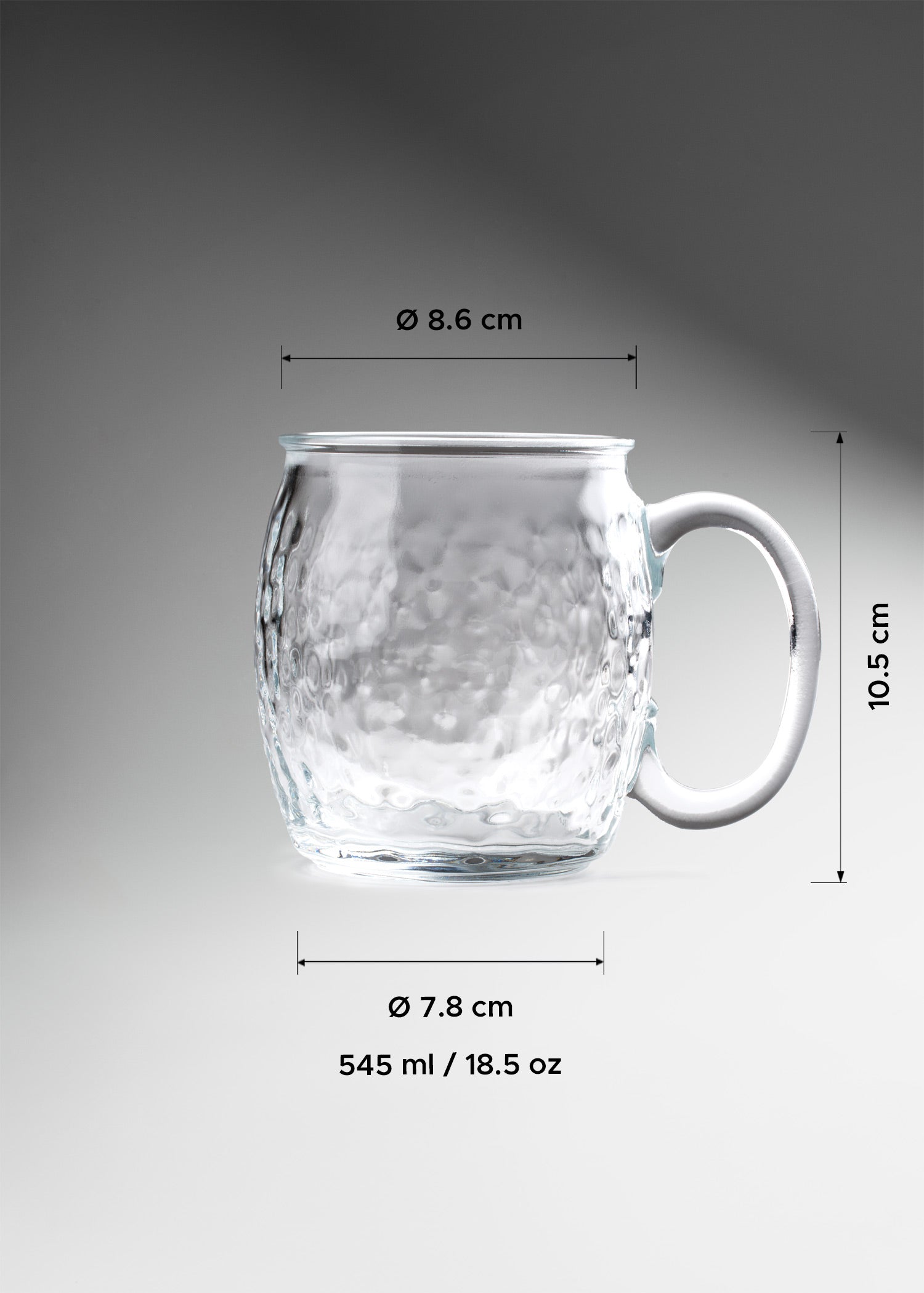 Vaso de vidrio medidas maha