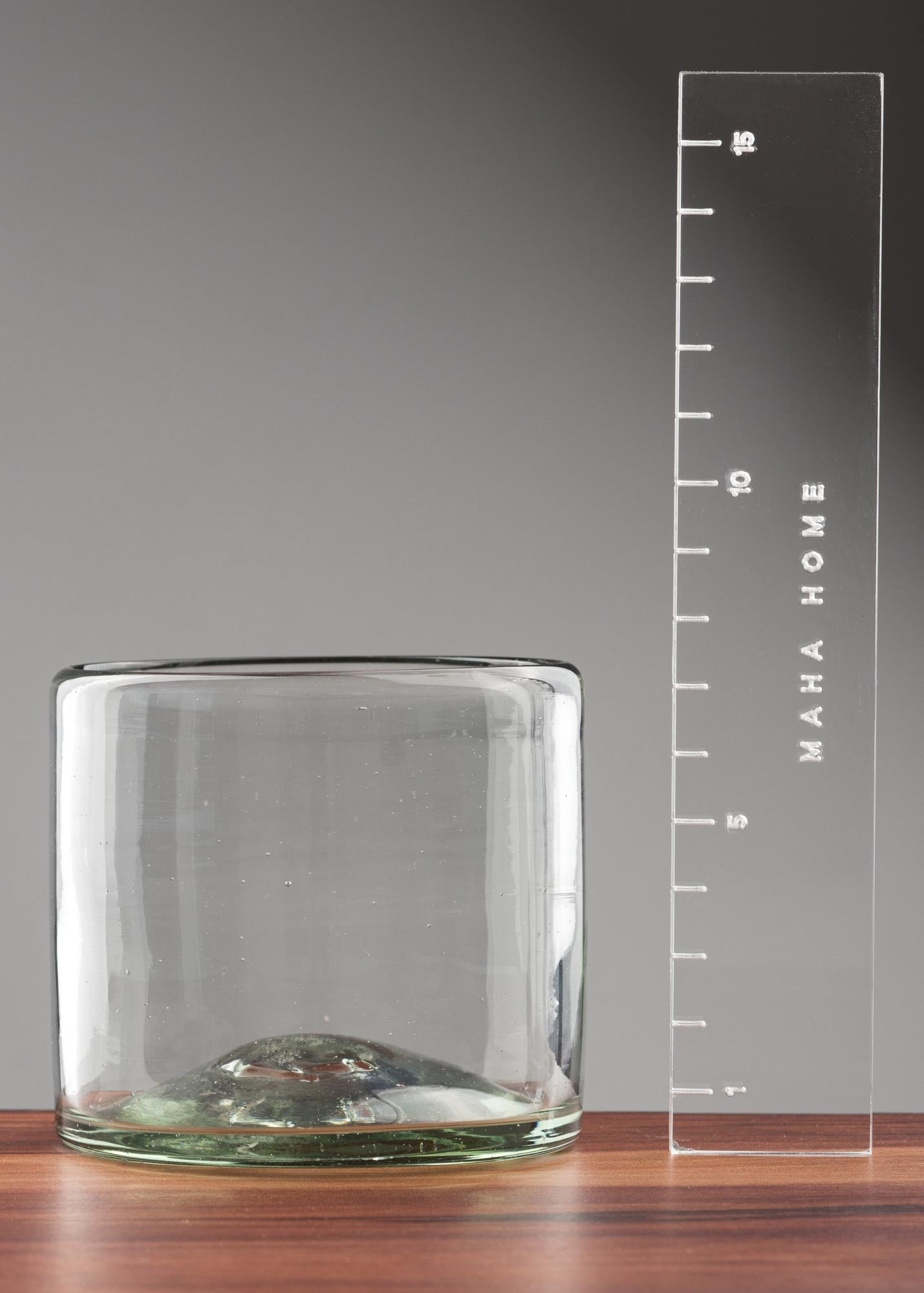 Vaso vidrio soplado transparente Nael 250 ml