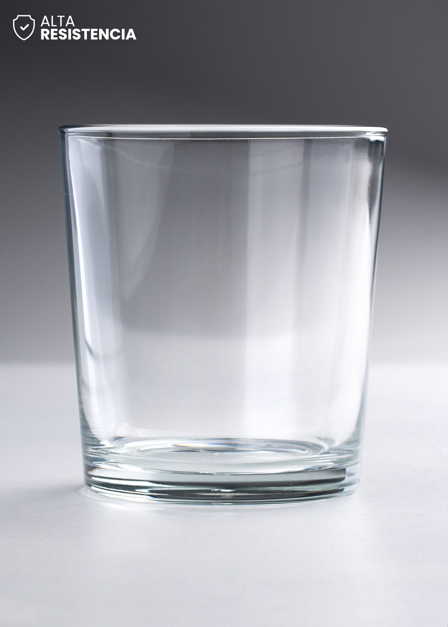 Vaso de vidrio transparente Tumbler 380 ml