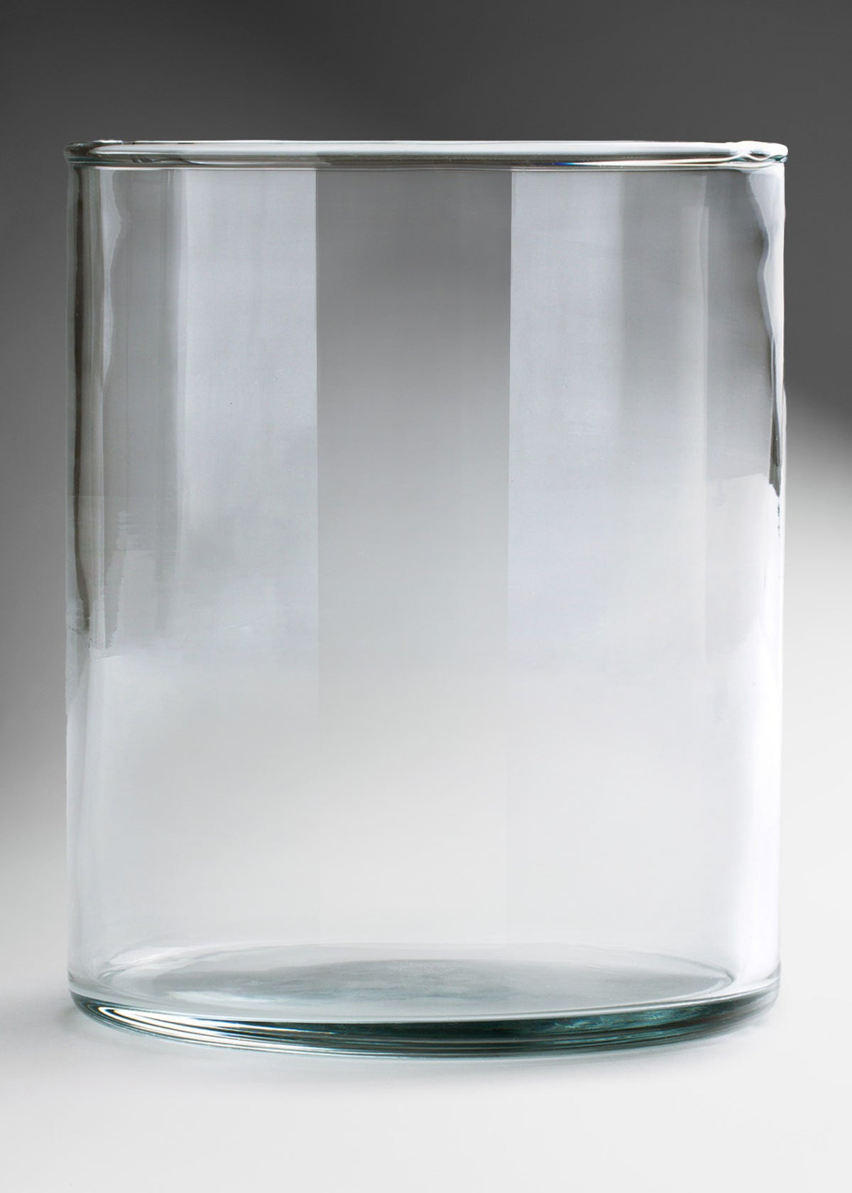 Vaso para vela de vidrio transparente Round Midi 720 ml — imagen de producto, vista 1