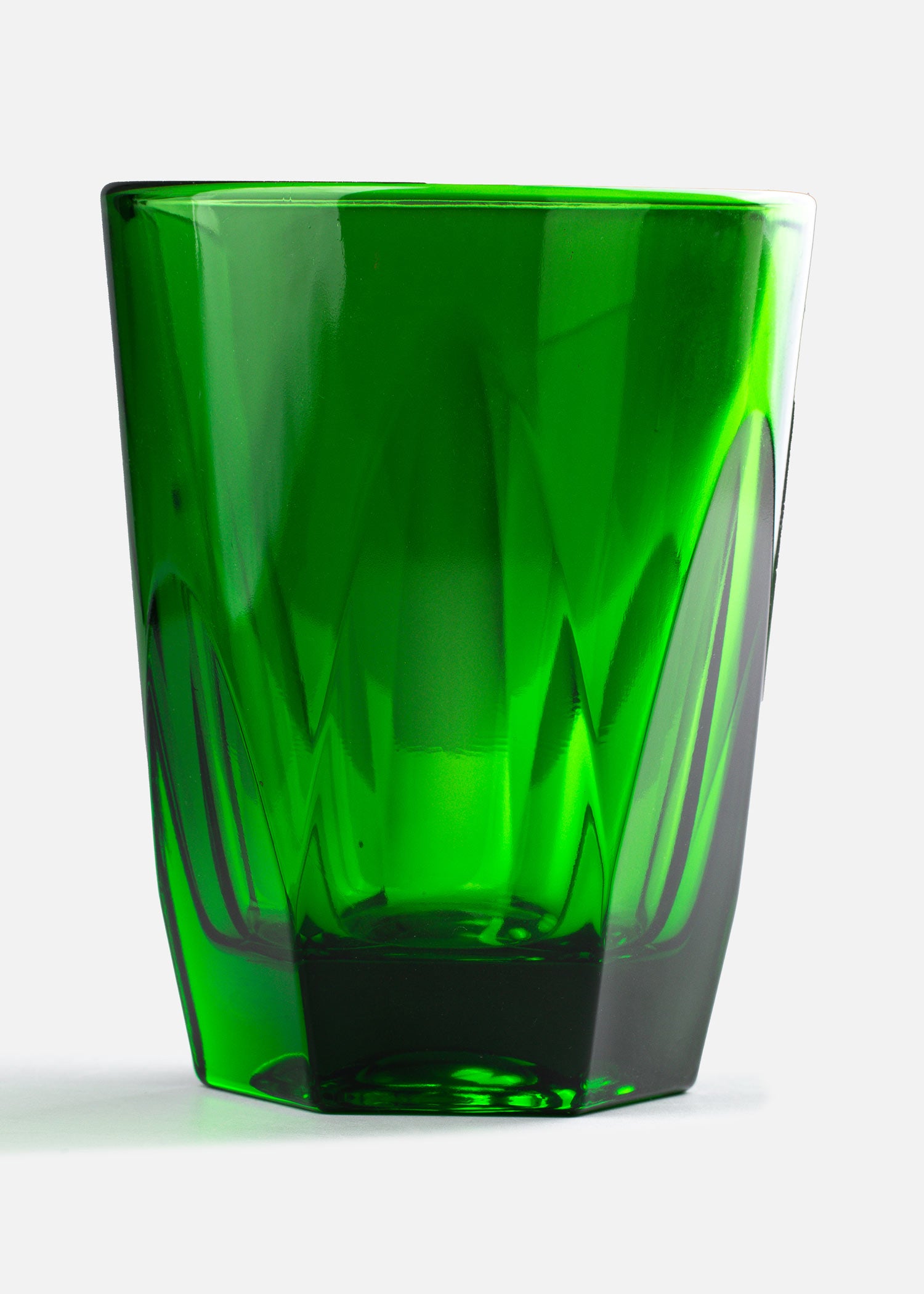 Vaso de vidrio para café verde esmeralda Vero Glass