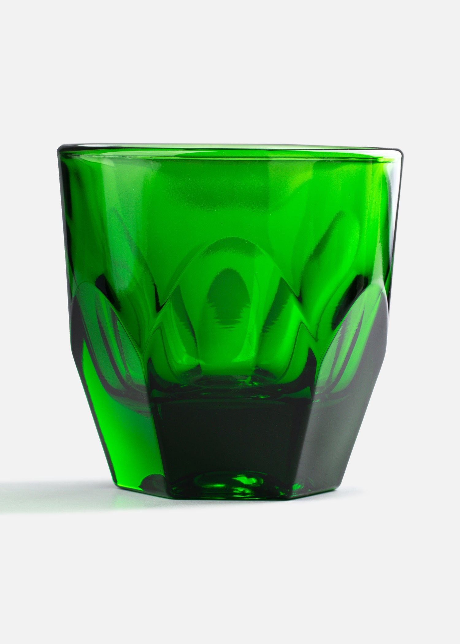 Vaso de vidrio para café verde esmeralda Vero Glass