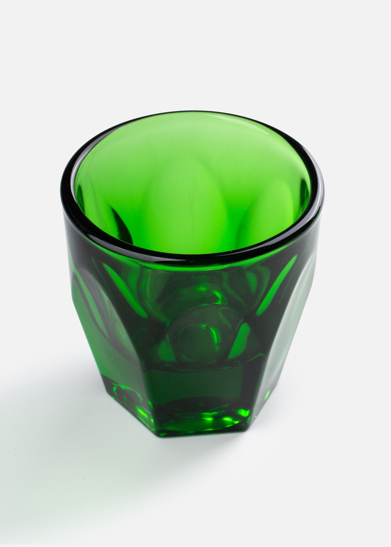 Vaso de vidrio para café verde esmeralda Vero Glass