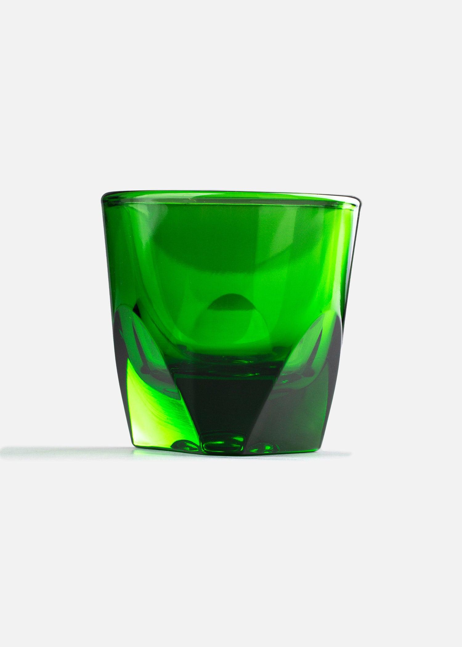 Vaso de vidrio para café verde esmeralda Vero Glass