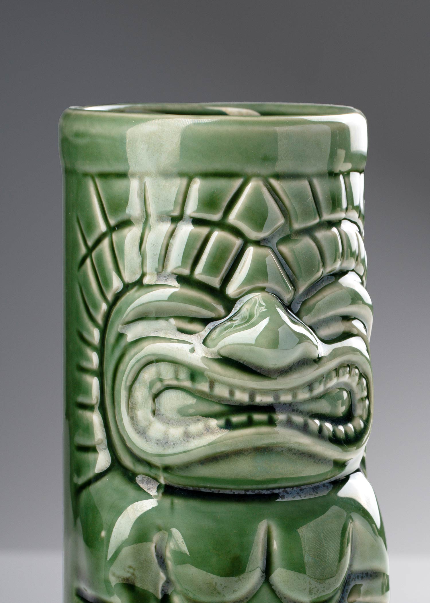 vaso ceramica verde precio mayoreo