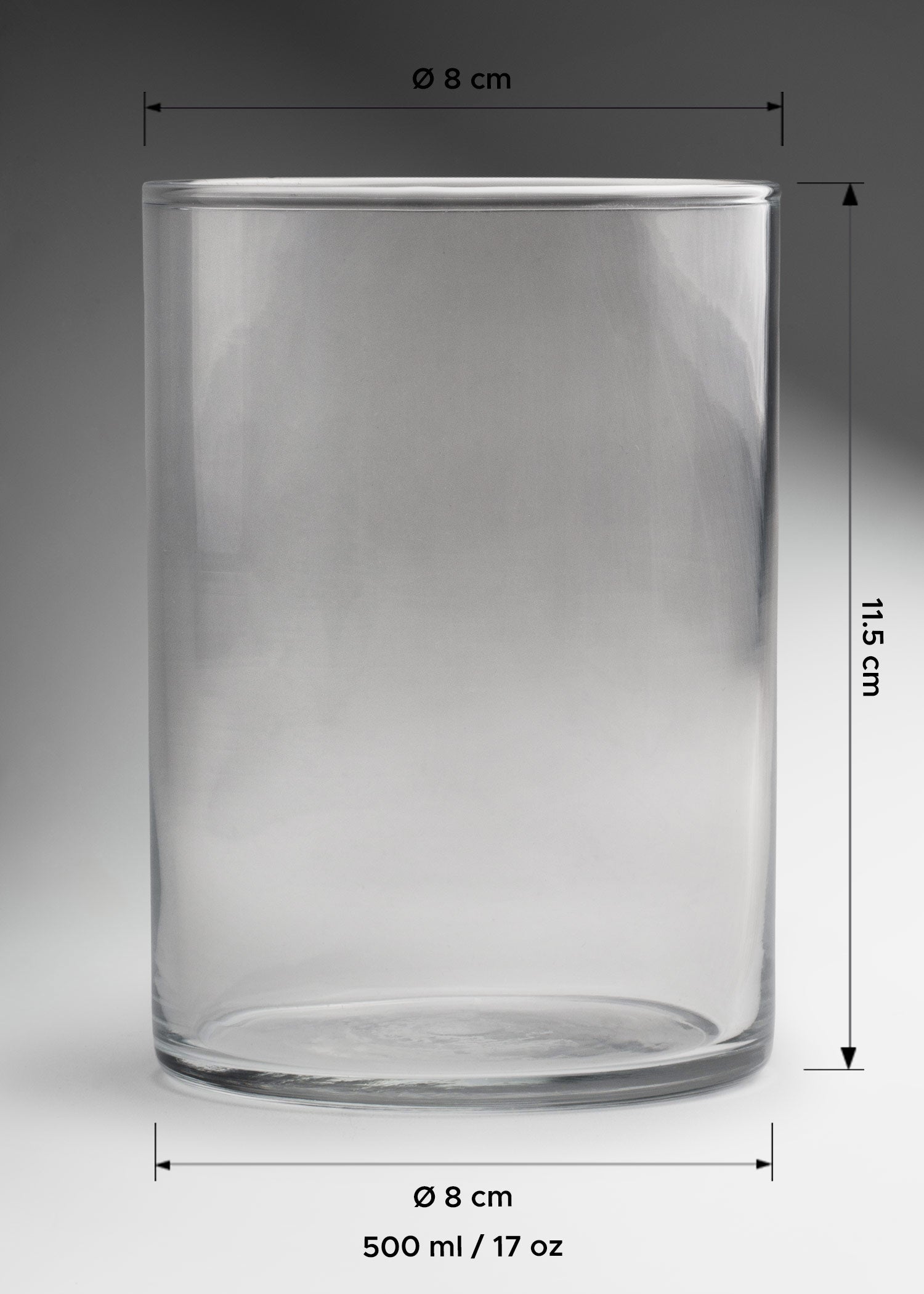 precio vaso de vidrio templado maha