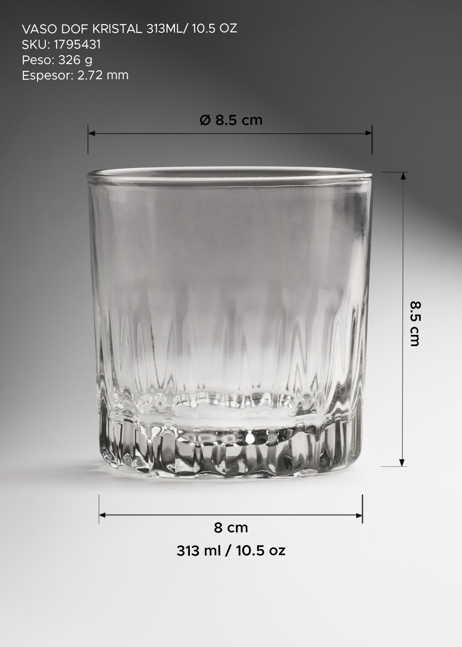 precio vaso old fashion maha