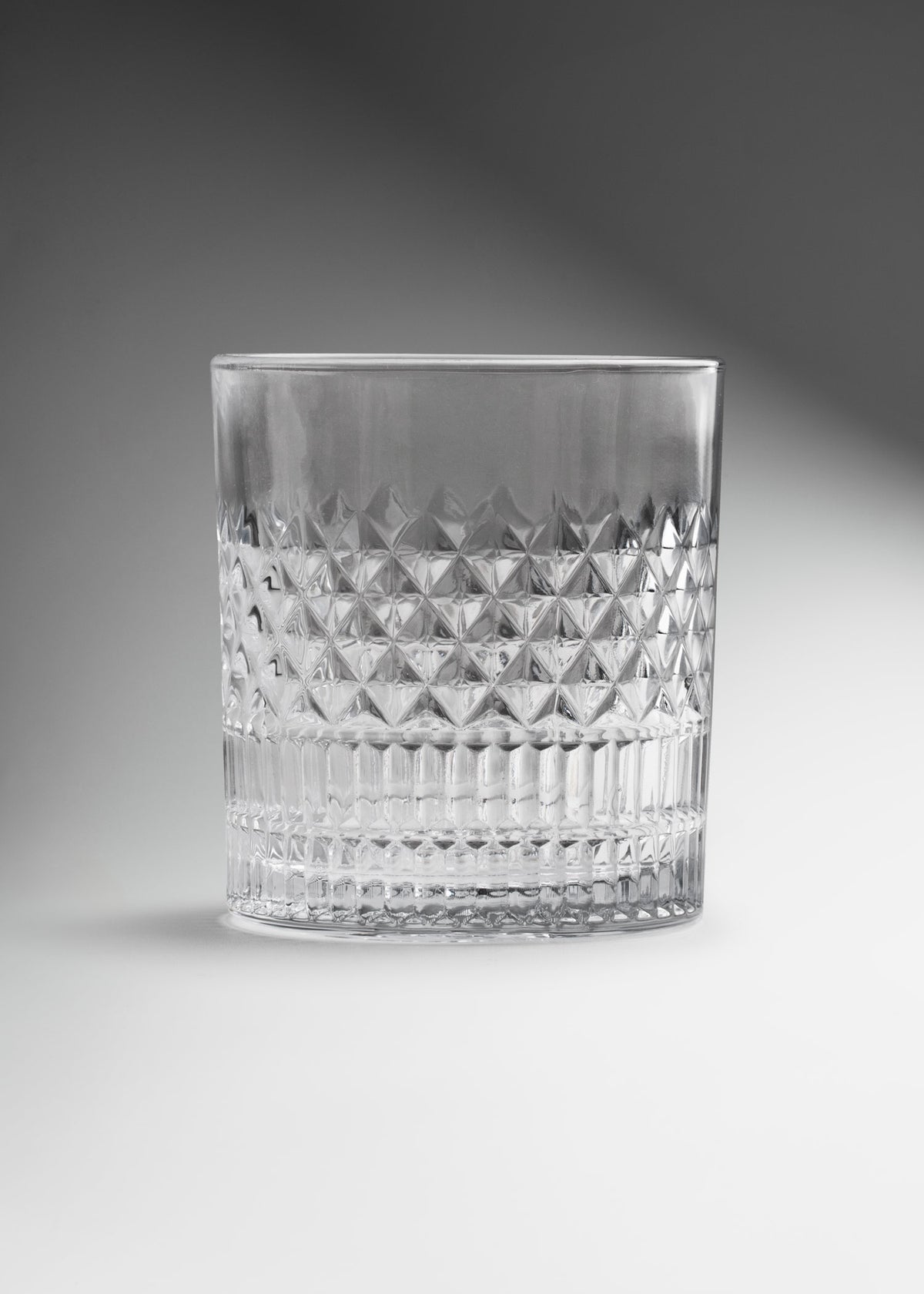 Vaso old fashion de vidrio transparente premium ideal para whisky y cocteles Dof Oxford 320 ml (11 oz) — imagen de producto
