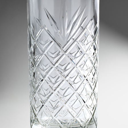 Vaso vidrio cortado transparente Paula H.B. 475 ml