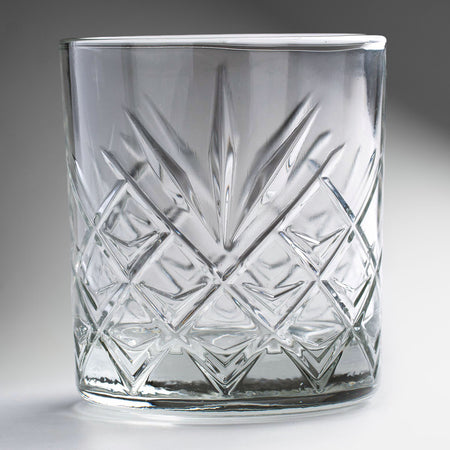 Vaso vidrio cortado transparente Paula O.F. 345 ml