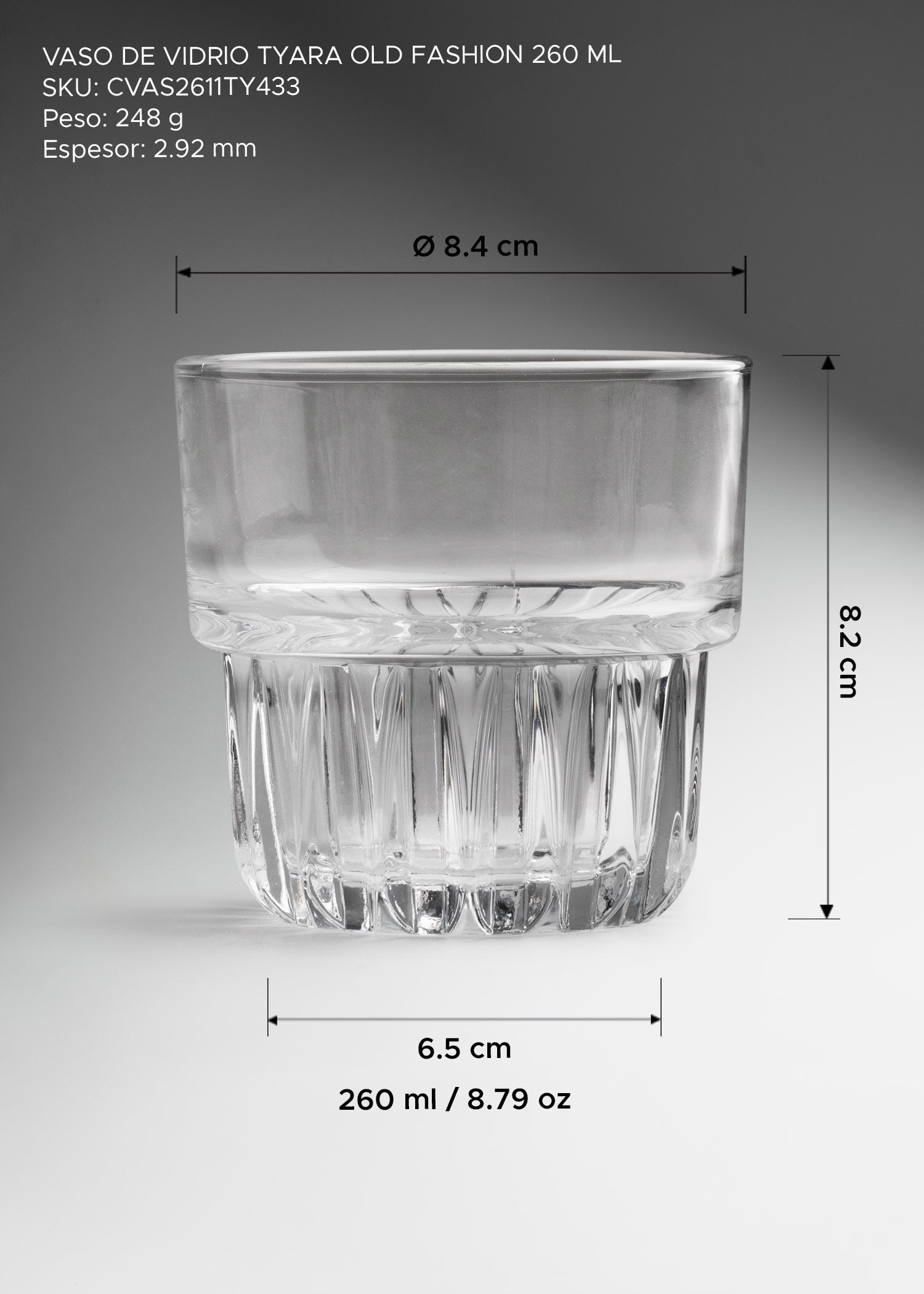 precio vaso old fashion maha