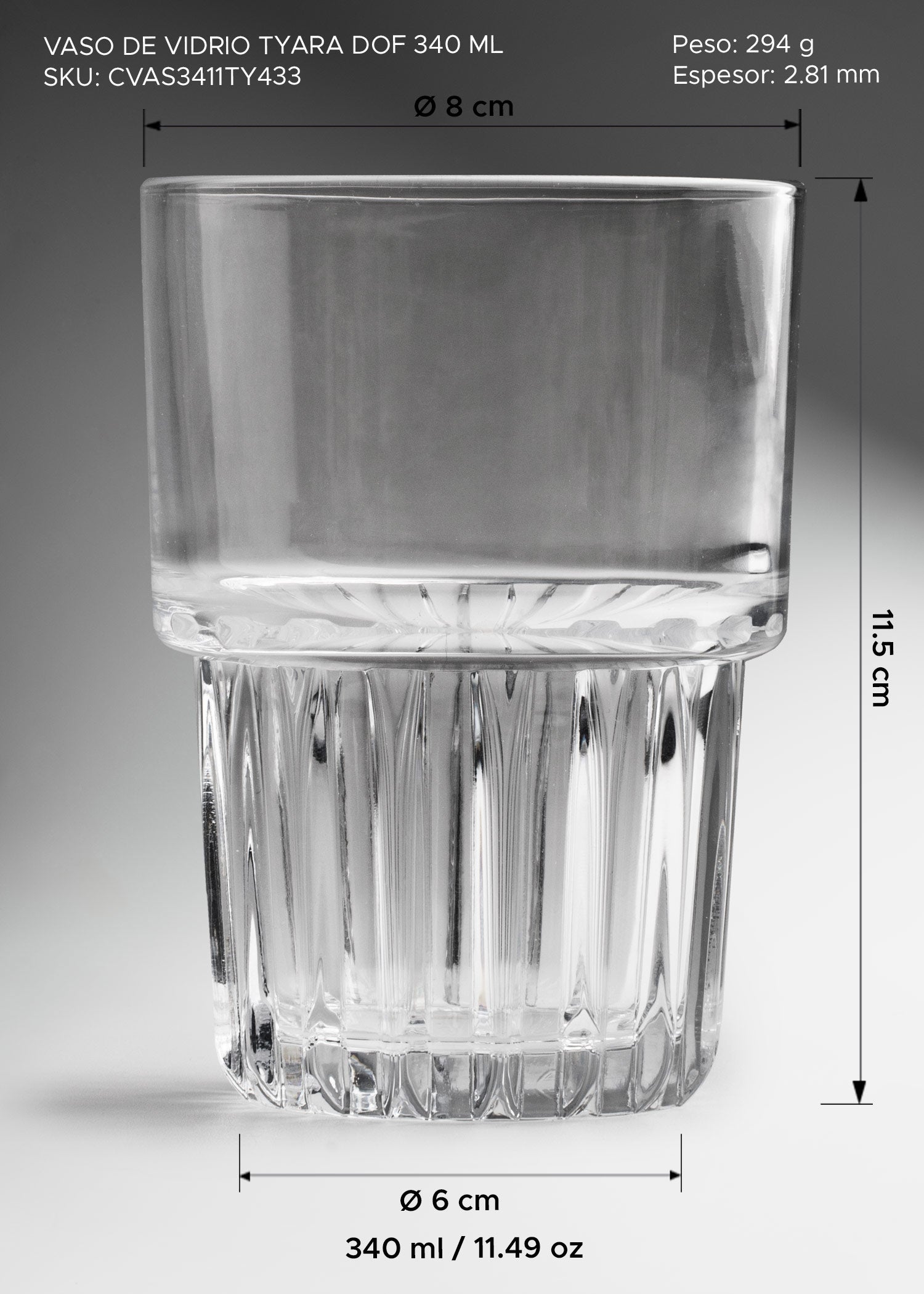 precio vaso short highball maha