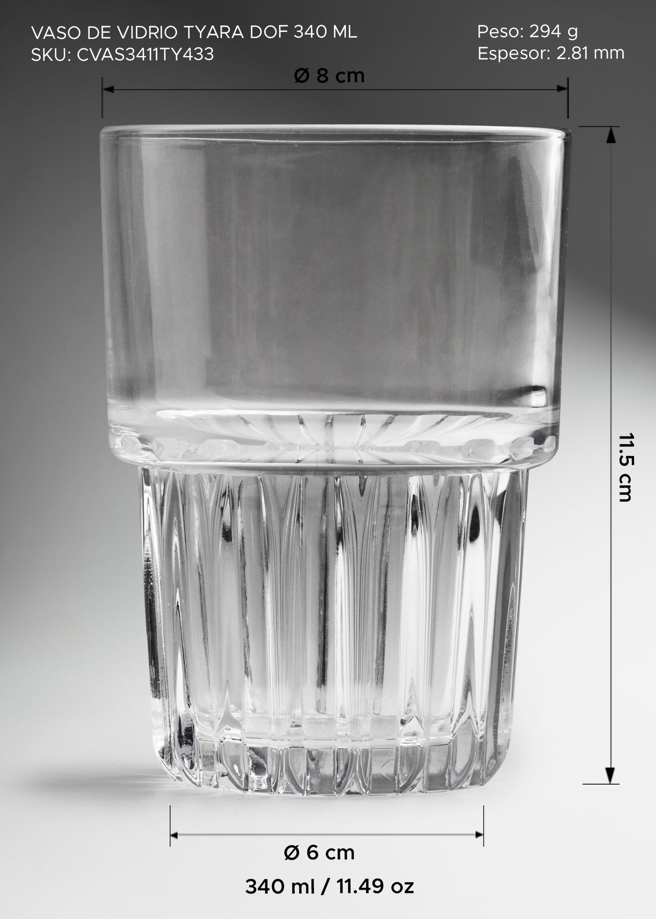 precio vaso short highball maha