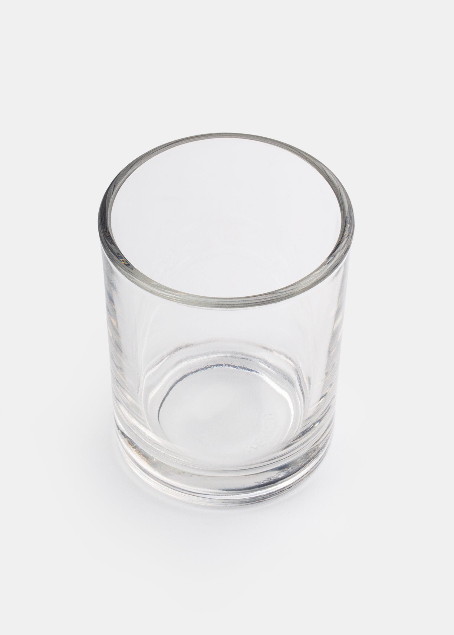 Vaso de vidrio transparente cilíndrico para velas Votivo 100 ml /3.3 oz