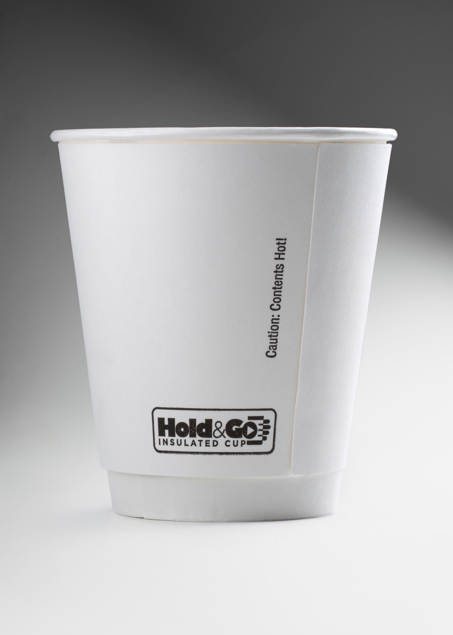 Vasos de papel blanco para bebida caliente doble pared Hold & Go 20, 16 y 12 oz. Premium