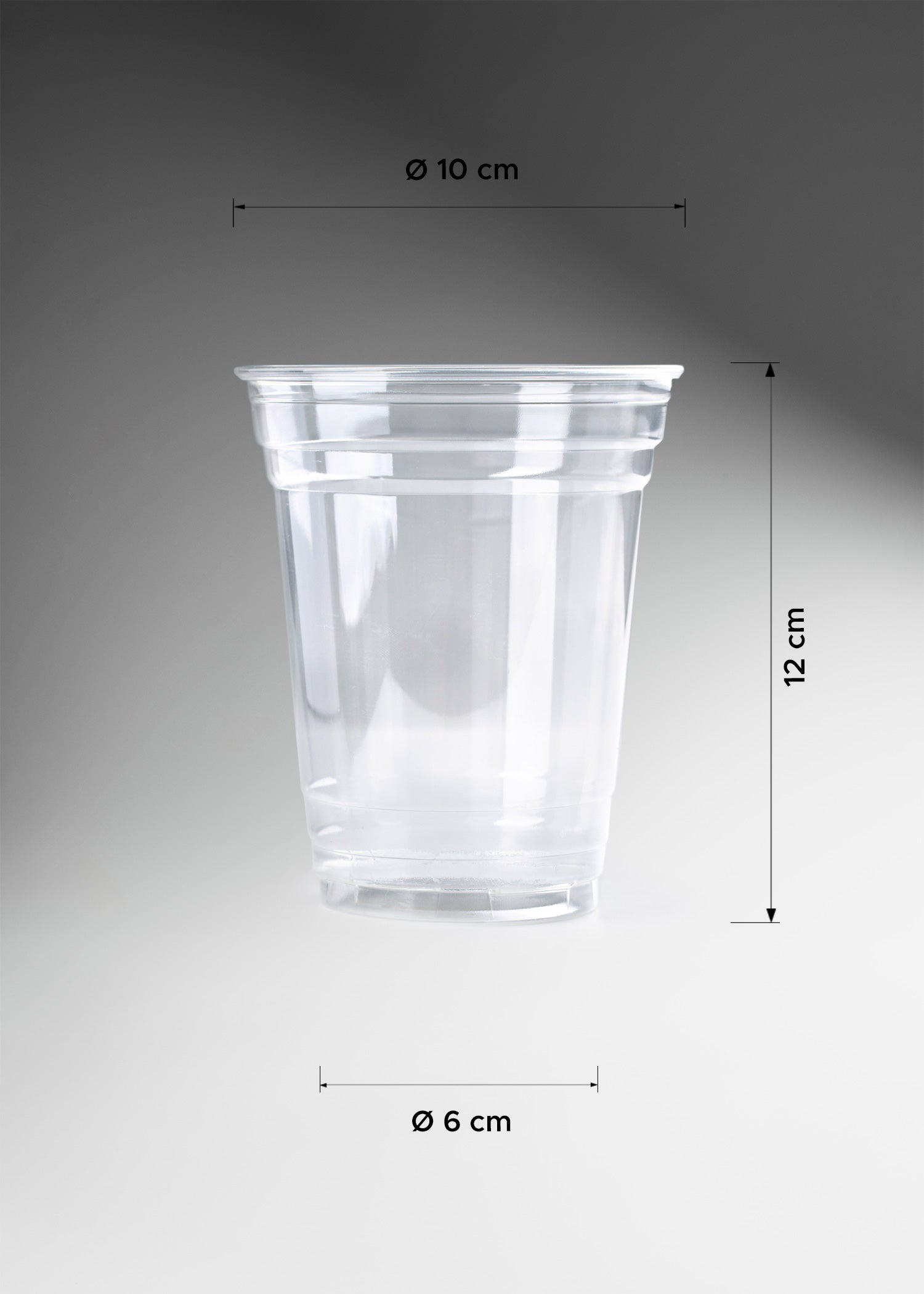 Vasos de pet transparente para bebidas frías 20, 16, 12 y 9 oz. Premium