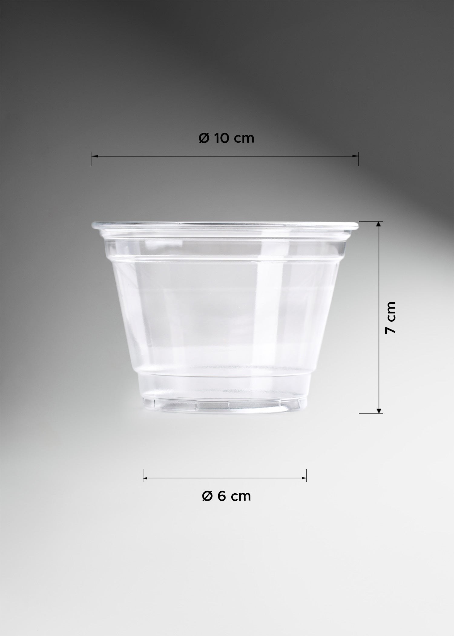 Vasos de pet transparente para bebidas frías 20, 16, 12 y 9 oz. Premium