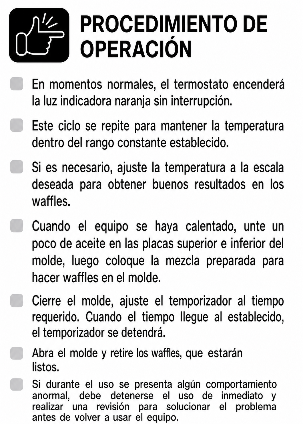 compra wafflera electrica rhino de venta en maha