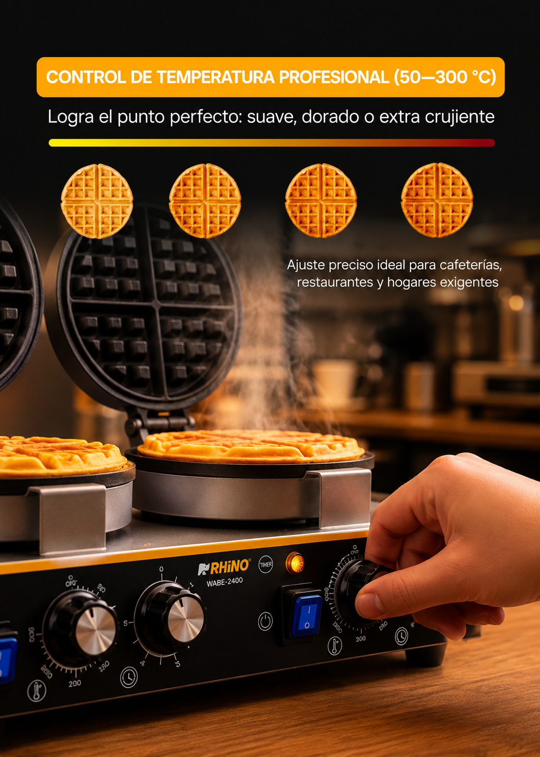 compra wafflera electrica rhino de venta en maha