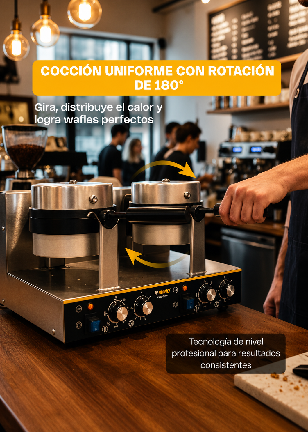 compra wafflera electrica rhino de venta en maha