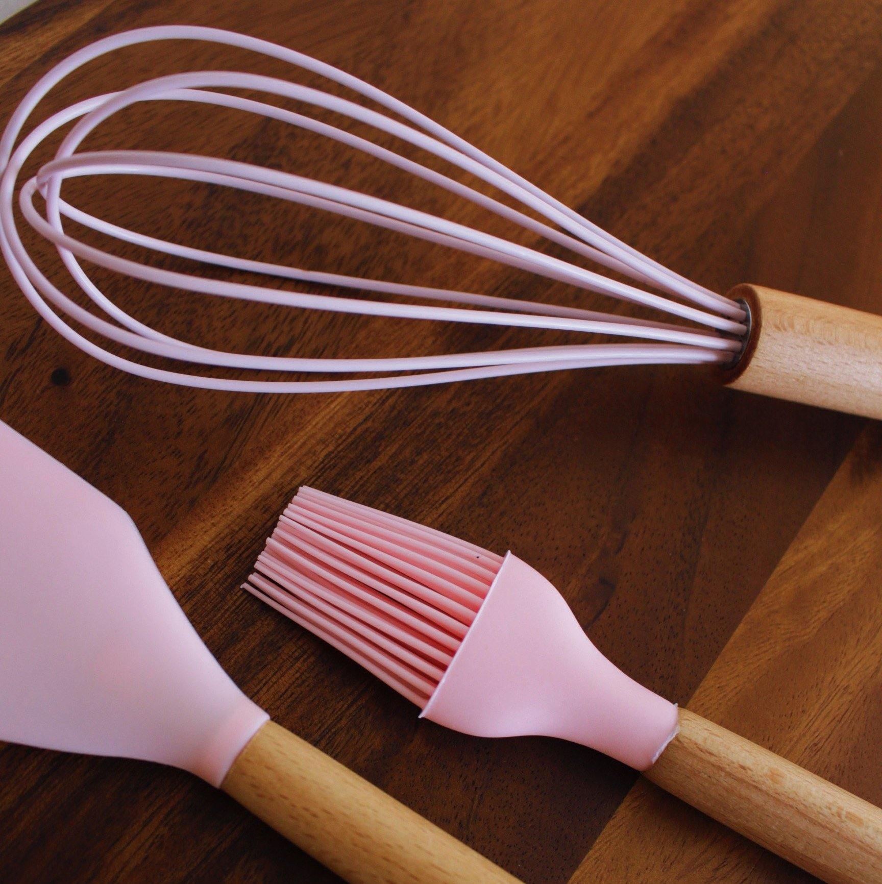 Set de Accesorios para Cocina - Broguet - Rosa - 12 Pz-Utensilios de Cocina-MAHA