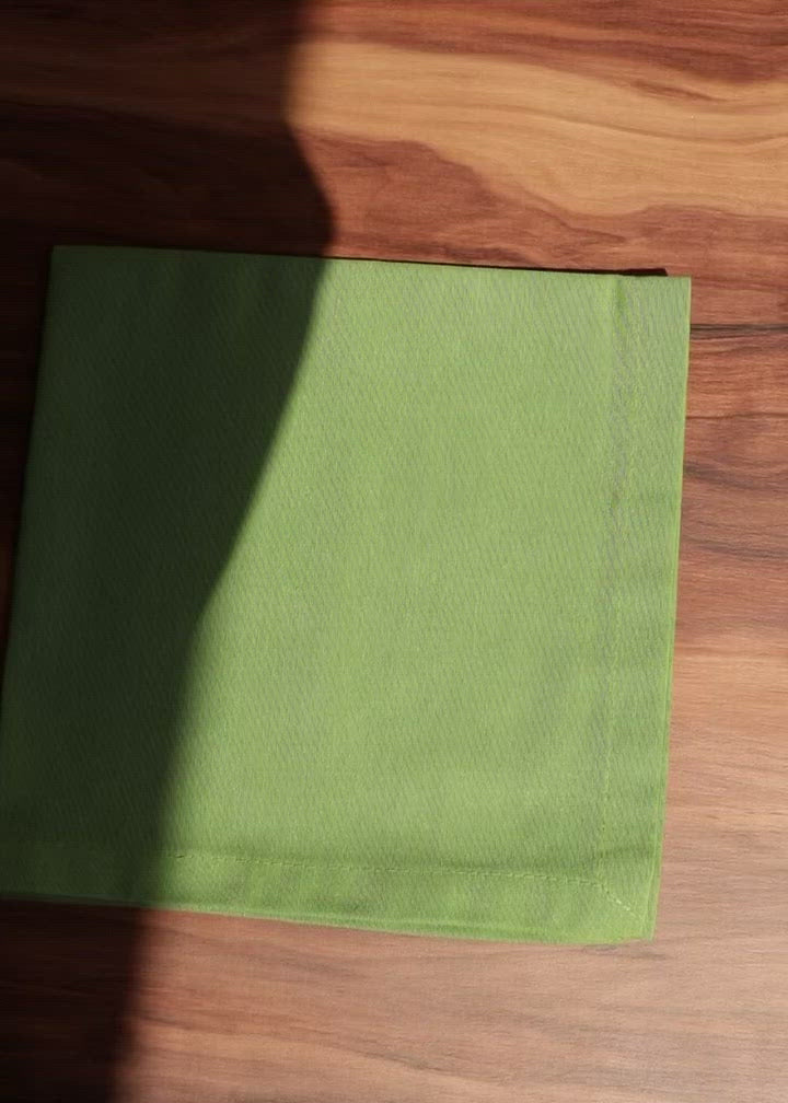 Servilleta de mesa de algodón verde Fiume 50x50 cm 1 pz